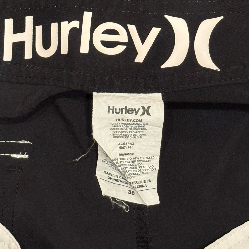 Hurley Men's Phantom Board Shorts FSU size 36 - Picture 3 of 3